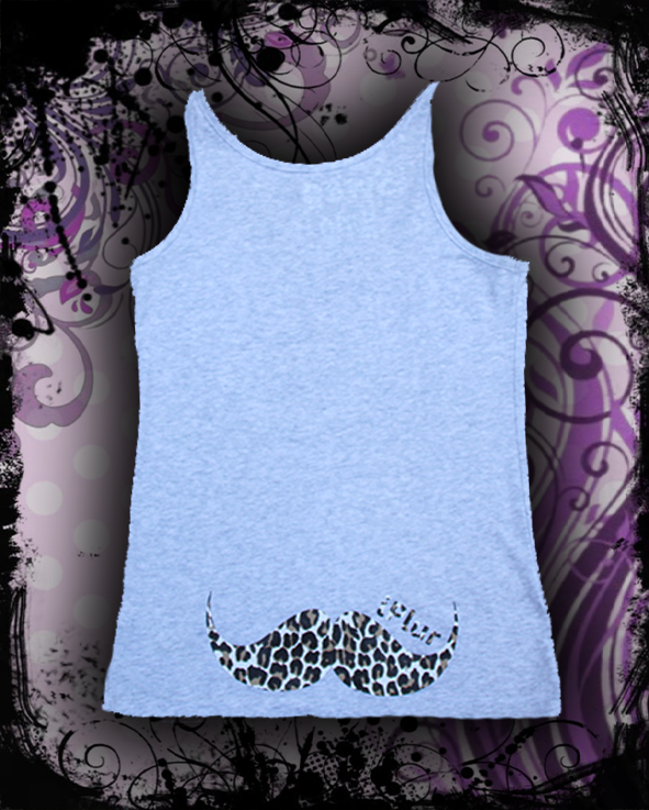 Dripping cross w/ mustache bottom